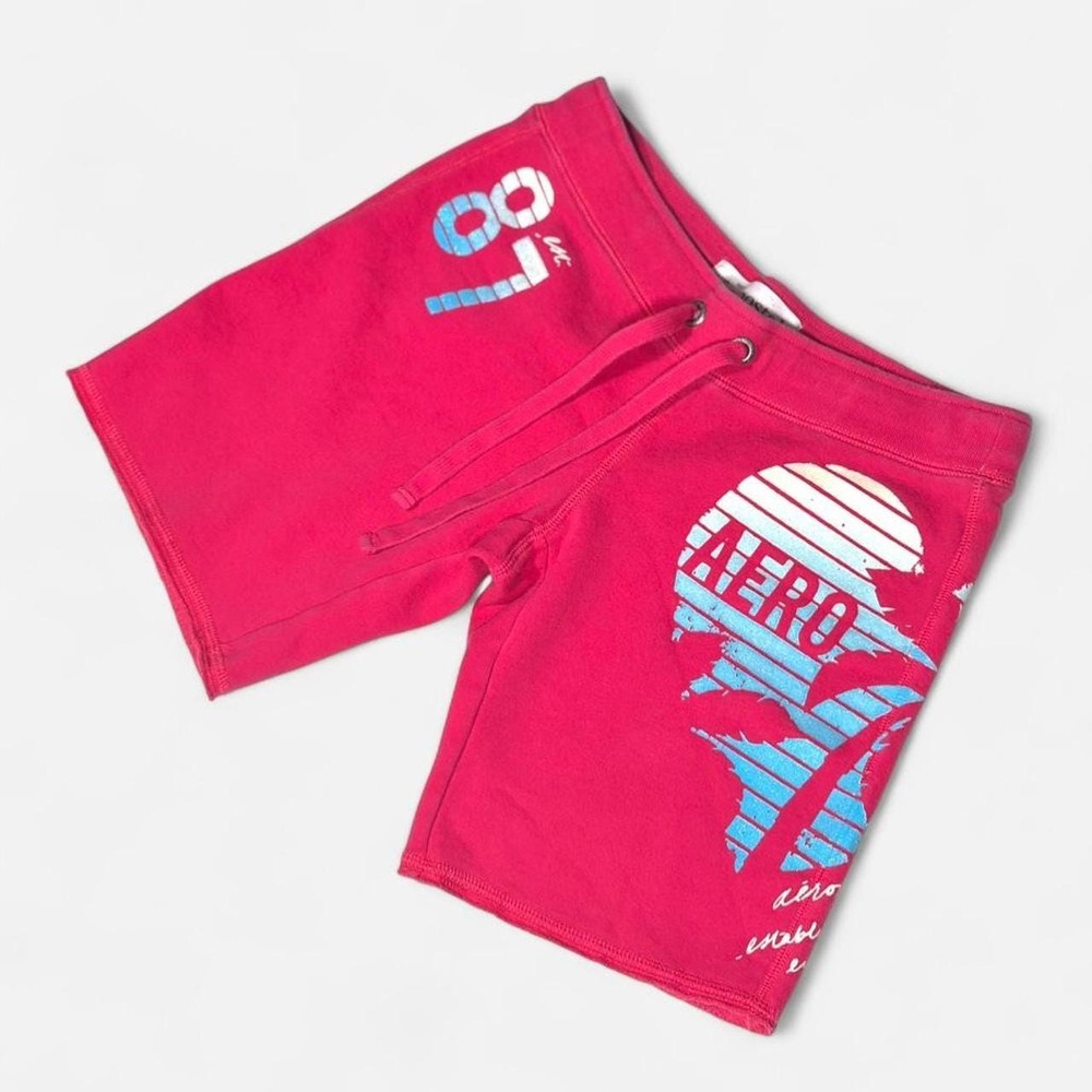 Vintage Y2K Aeropostale Surf Shorts, Pink, Size XS